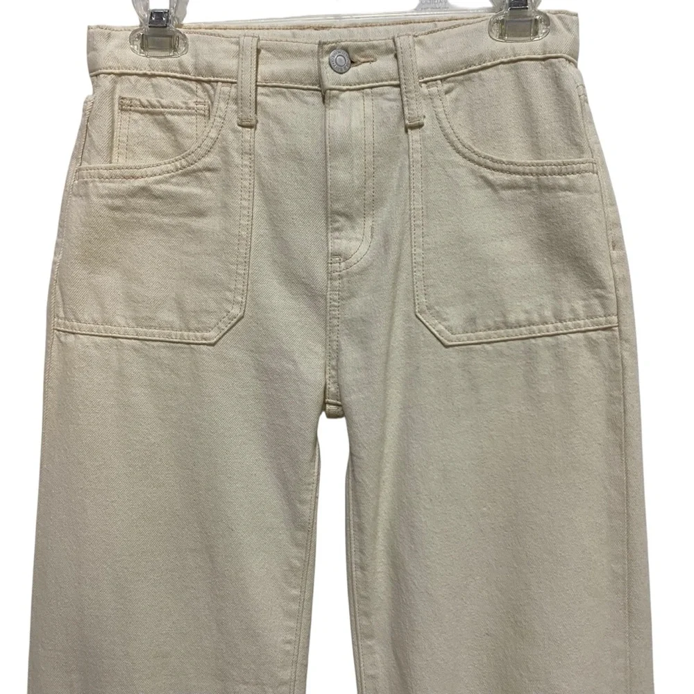 Old Navy Girls Sweater Jeans Set Navy and Cream Size 14 Wide-Leg